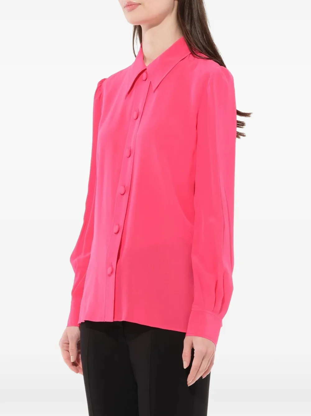  Givenchy Camisa Con Botones - Rosa 
