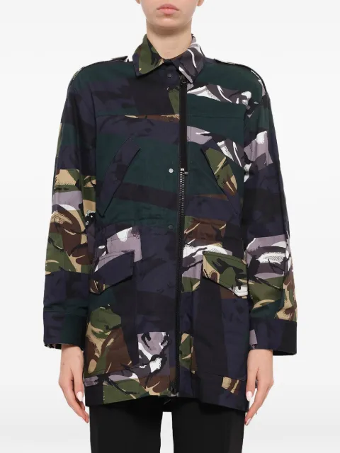 Kenzo camouflage-print coat