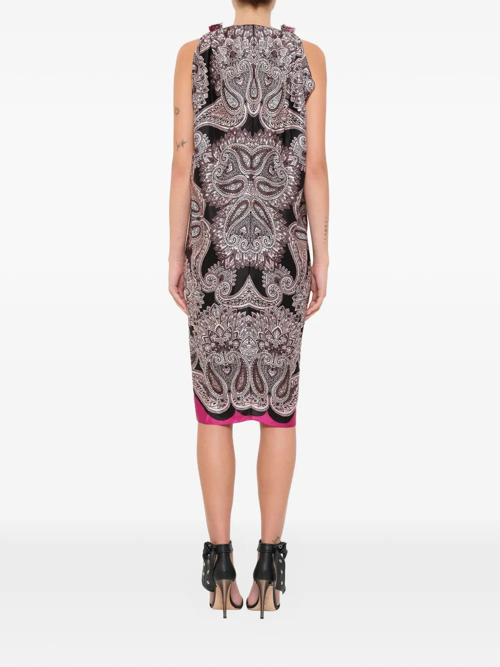 Lanvin Jurk met paisley-print Roze