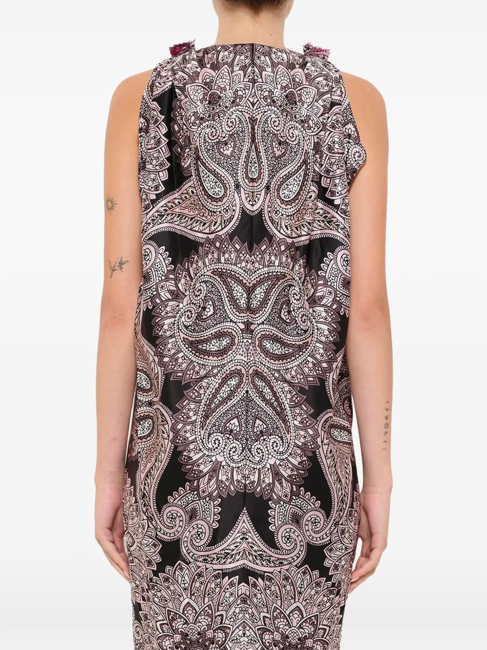 Lanvin Jurk met paisley-print Roze