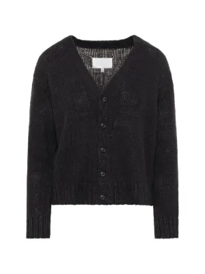 【sacai】シルクカシミヤ混 カーディガン 黒 サイズ3 切替 ドメブラ Sacai デニムカーディガン | ブルー | FARFETCH JP