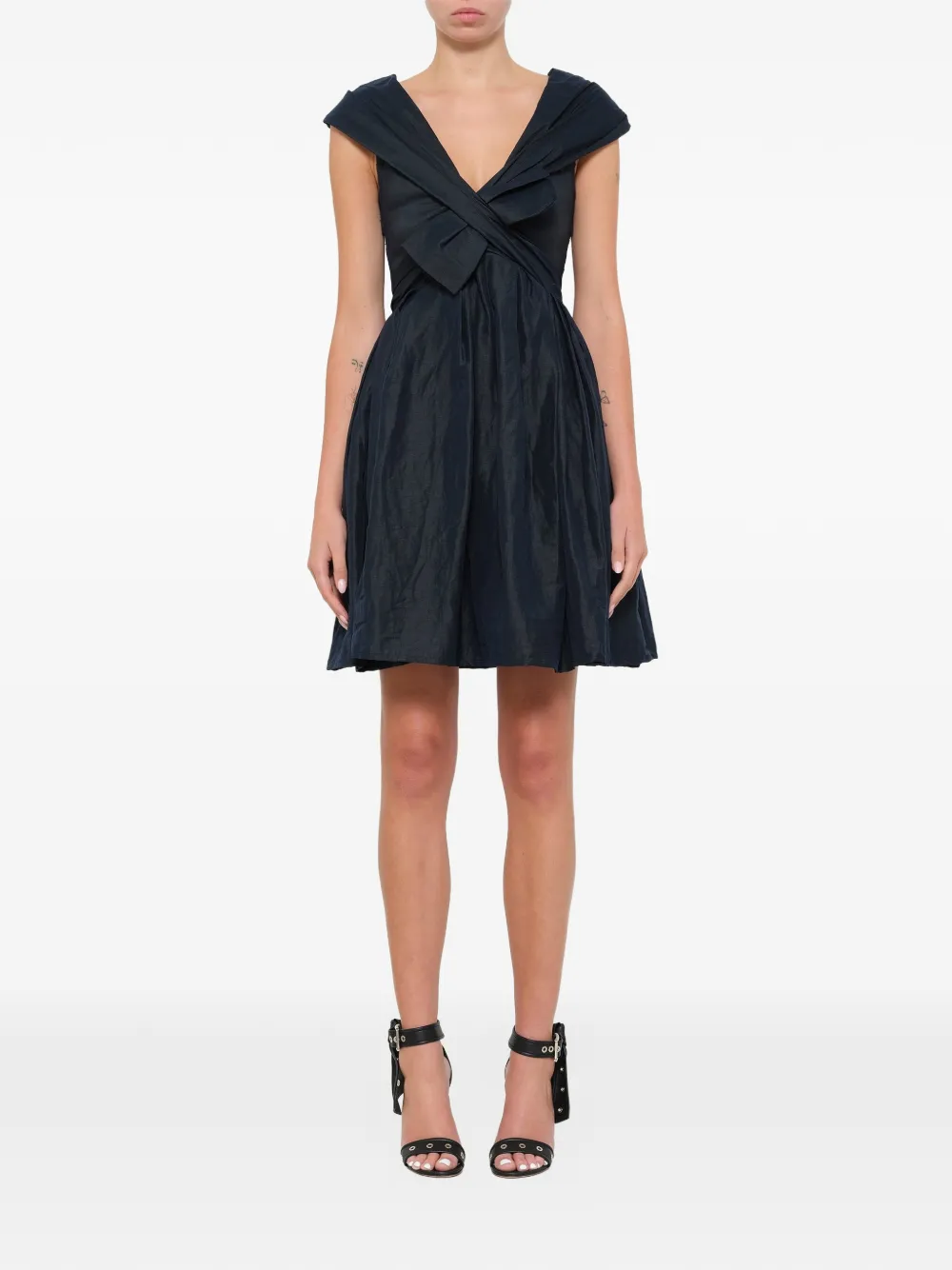Lanvin Jurk met strikdetail Blauw