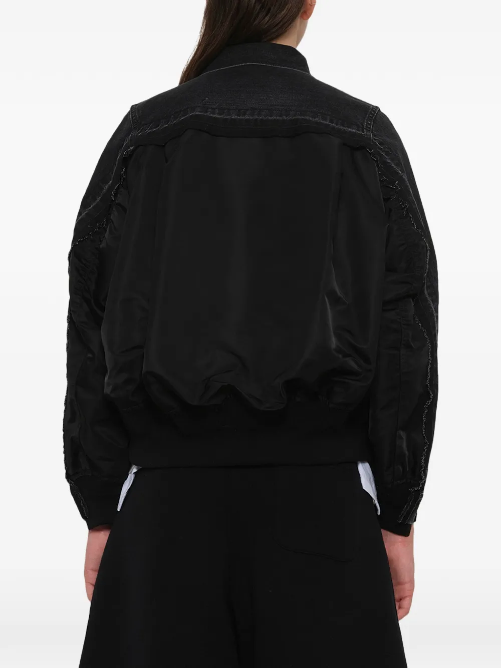 sacai Denim jack Zwart