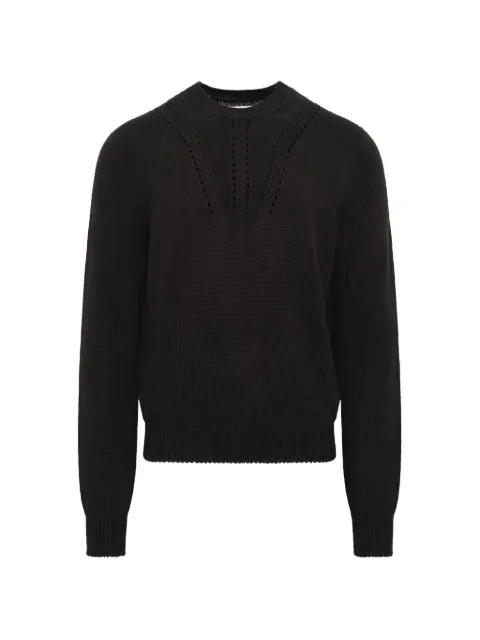 Jil Sander pointelle-knit sweater