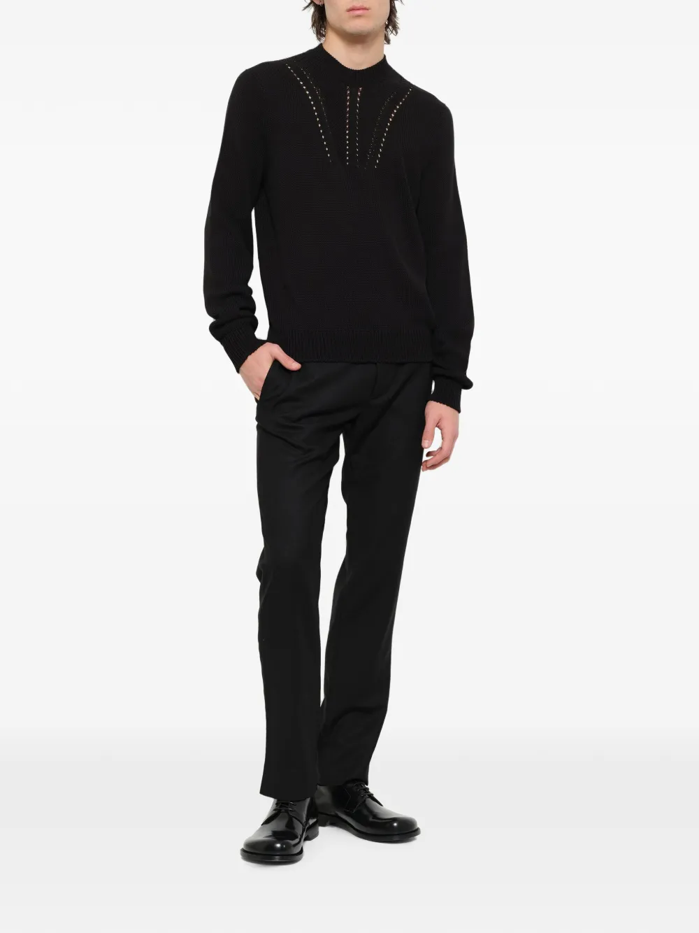 Jil Sander Gebreide trui Zwart