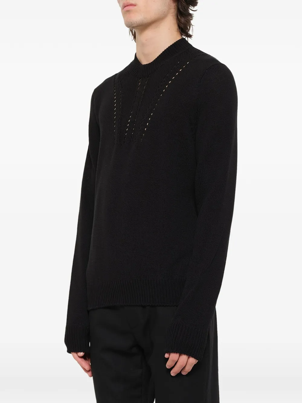 Jil Sander Gebreide trui Zwart