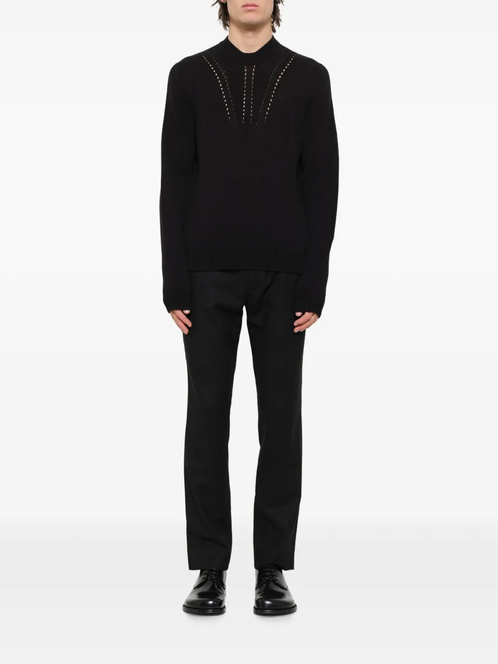 Jil Sander Gebreide trui Zwart