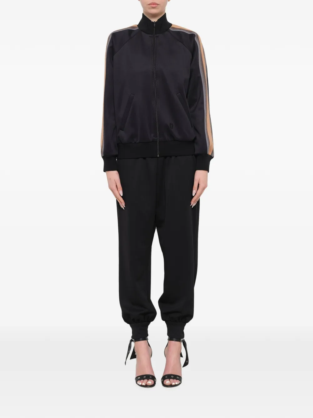 Marc Jacobs Trainingsjack met zijstreep Zwart