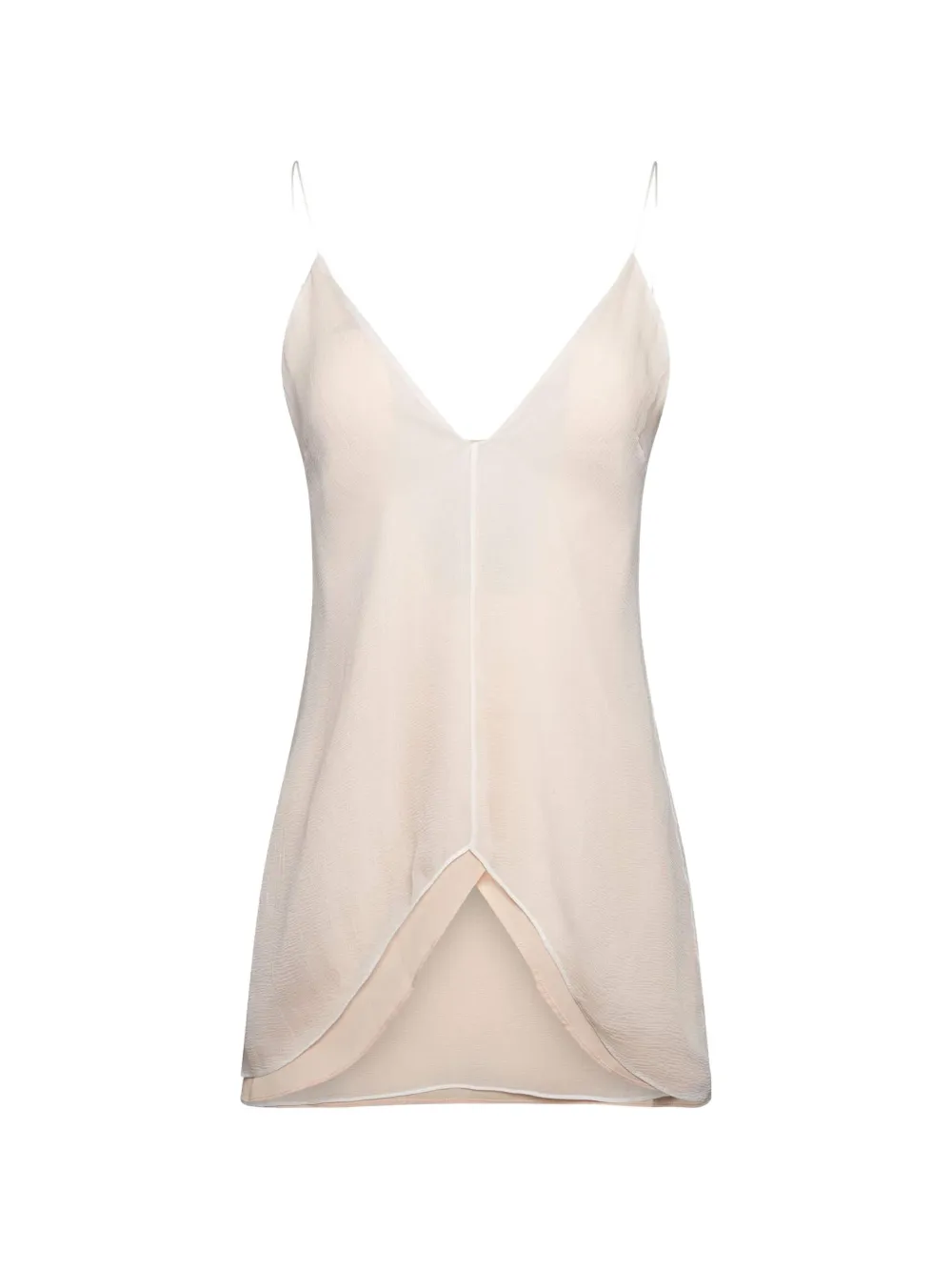 Chloé V-neck camisole top - Nude