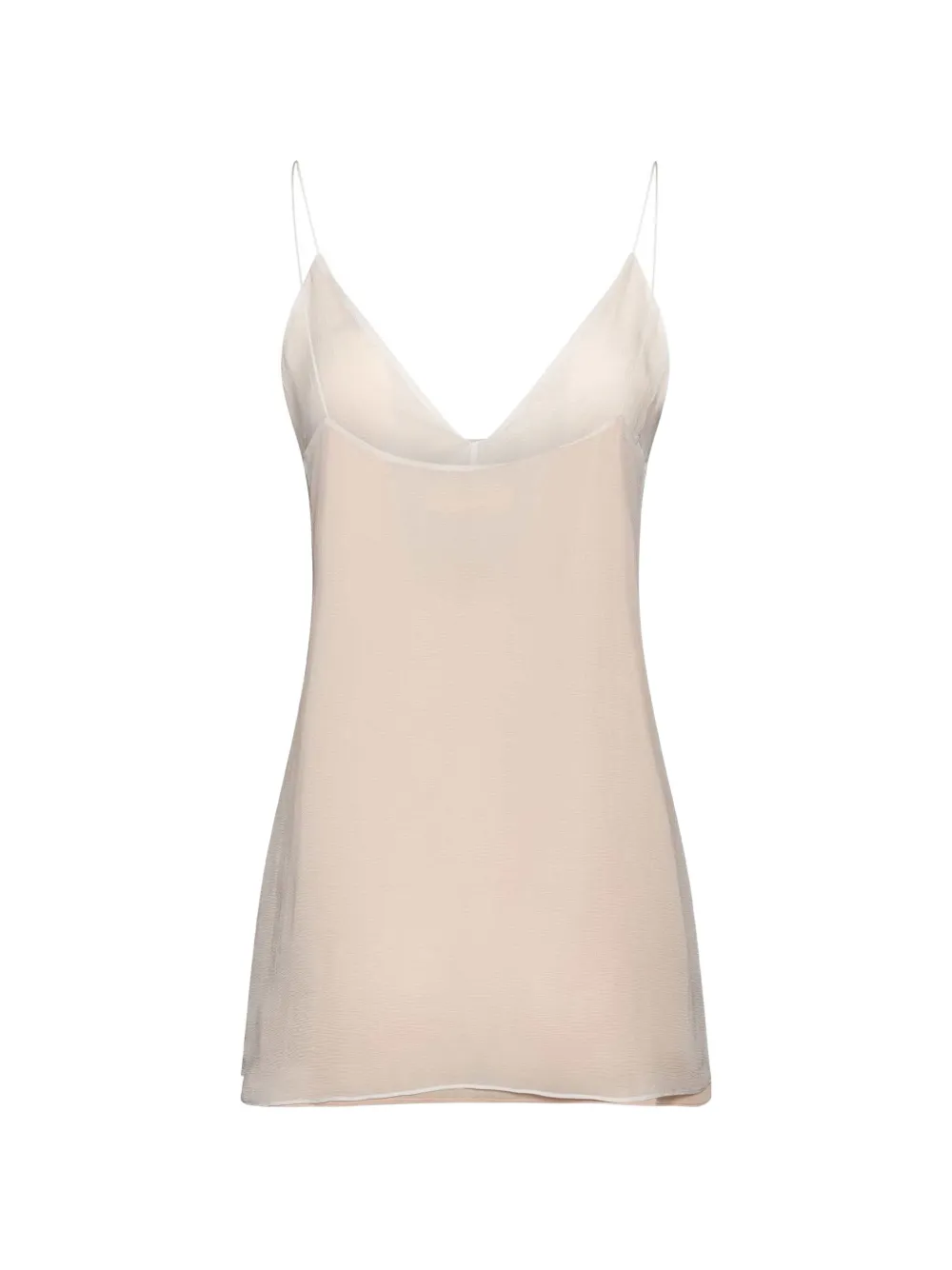 Chloé V-neck Camisole Top in Neutrals, view 2