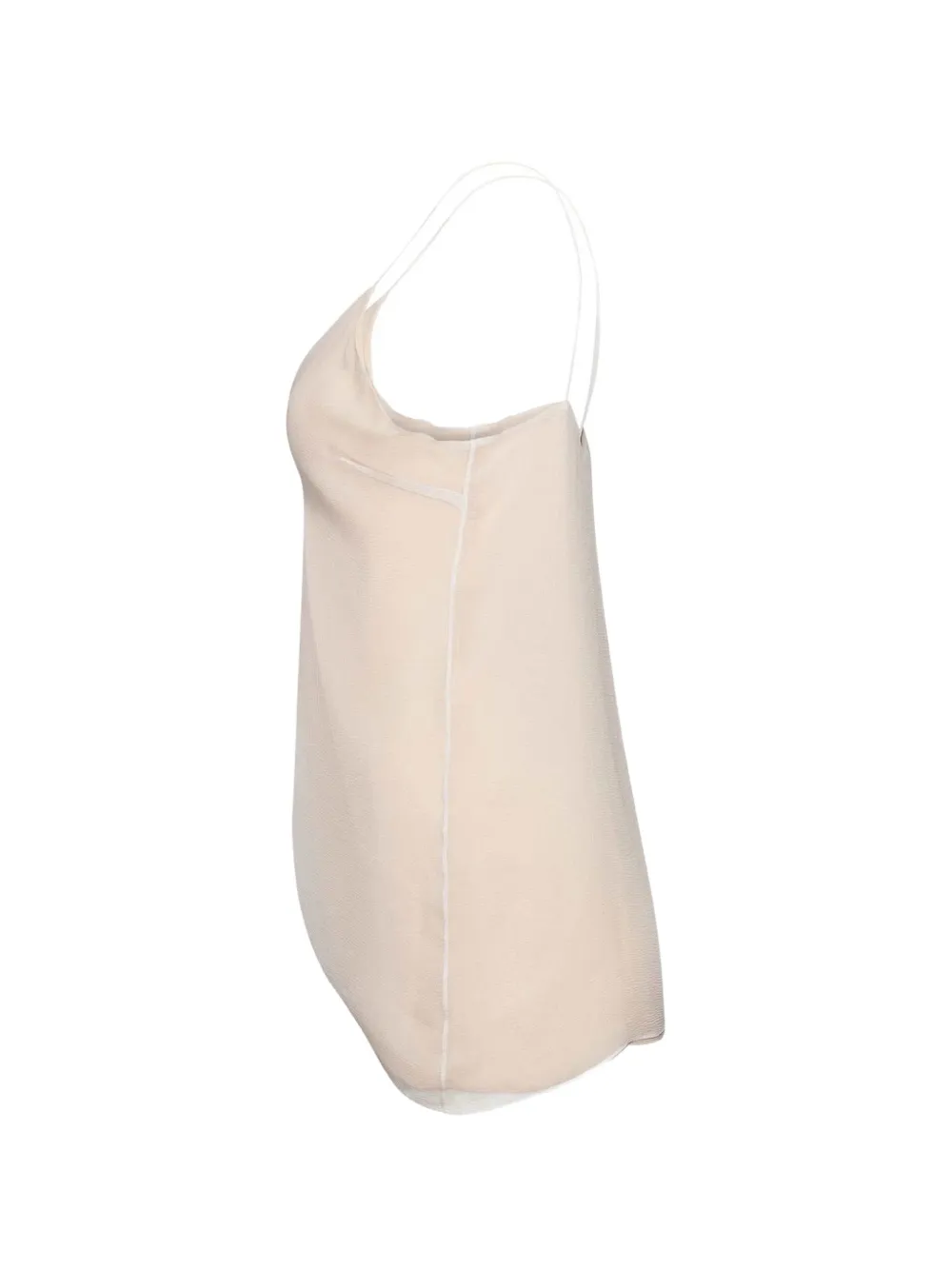 Chloé V-neck Camisole Top in Neutrals, view 4