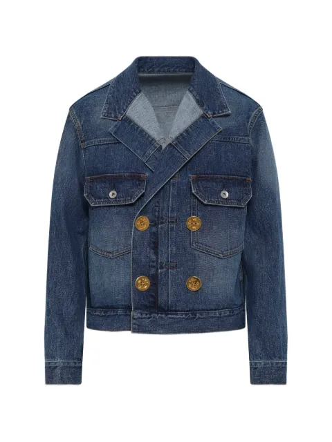 sacai chaqueta vaquera con doble botonadura