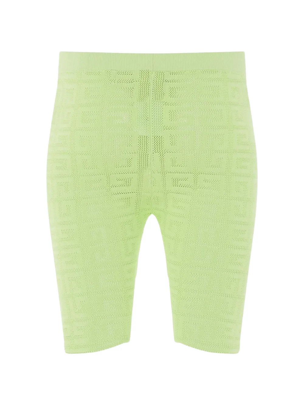 Givenchy Geribbelde shorts met 4G-patroon Groen