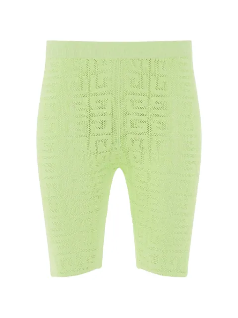 Givenchy 4G-pattern ribbed shorts