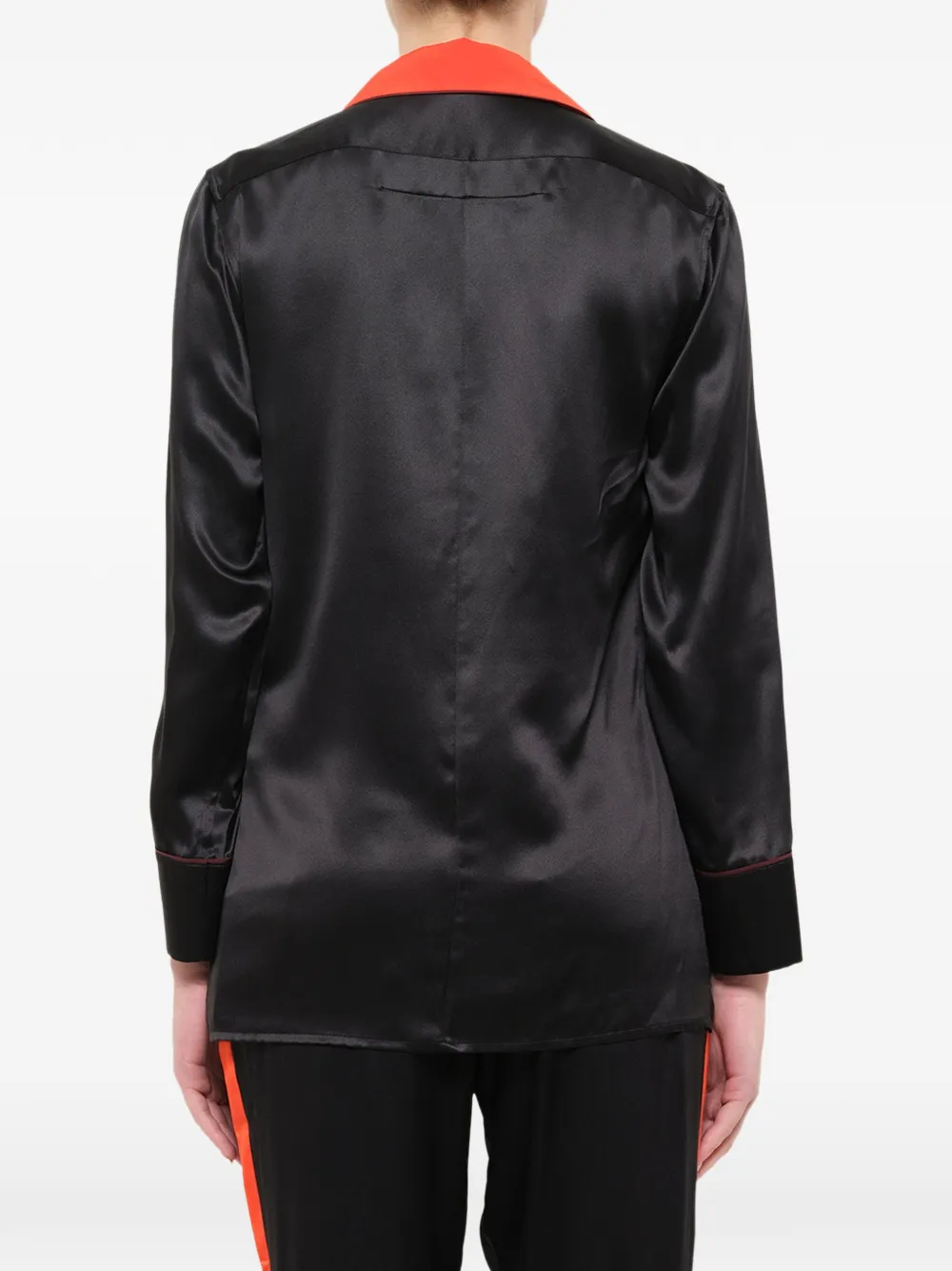 Givenchy Overhemd met lange mouwen en afwerking Zwart