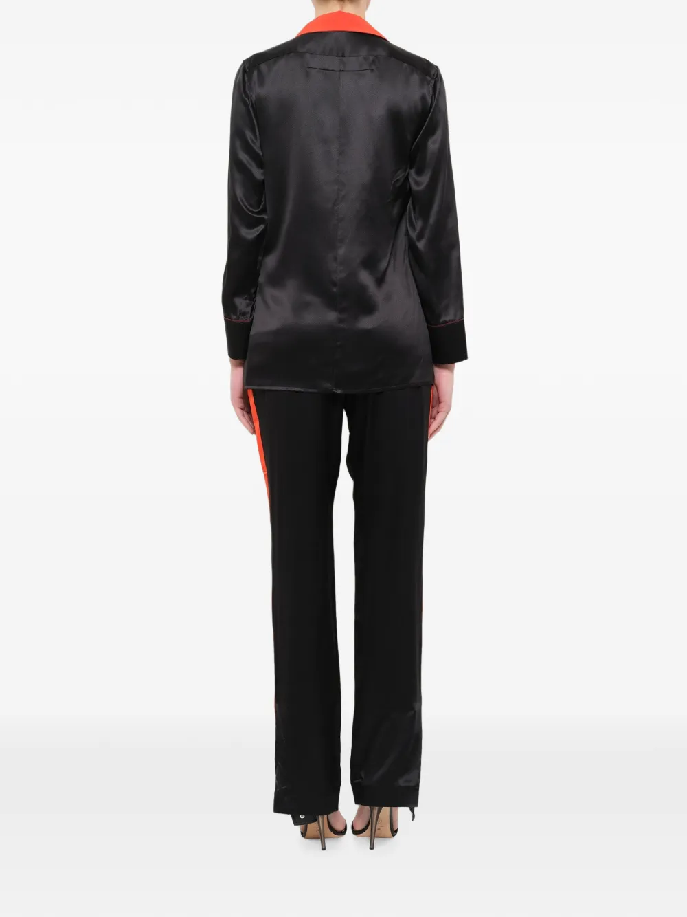 Givenchy Overhemd met lange mouwen en afwerking Zwart