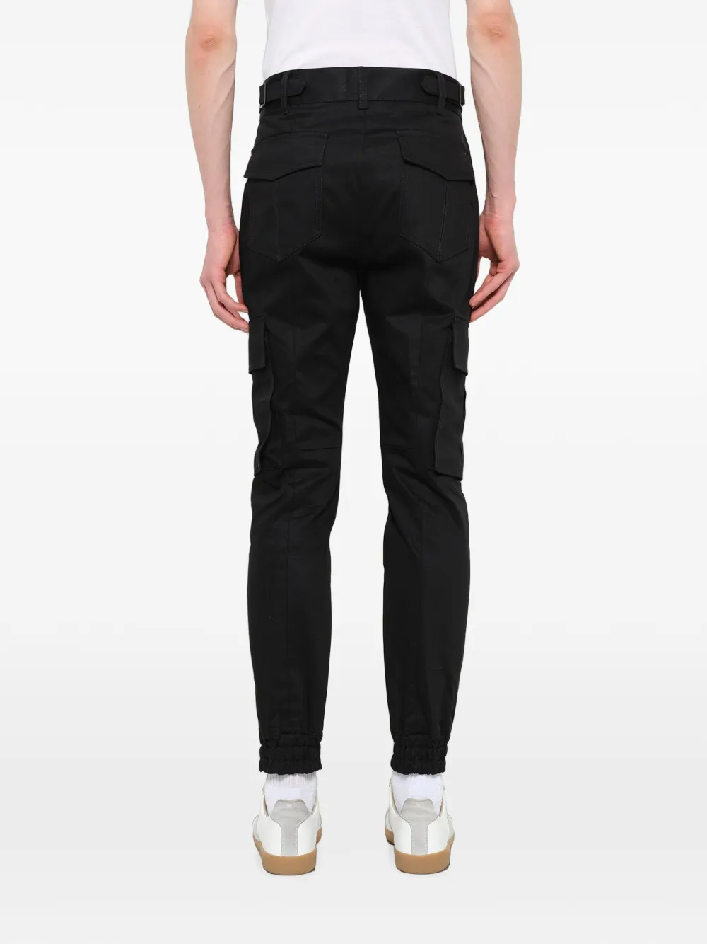 Juun.J Cargo broek met rits Zwart