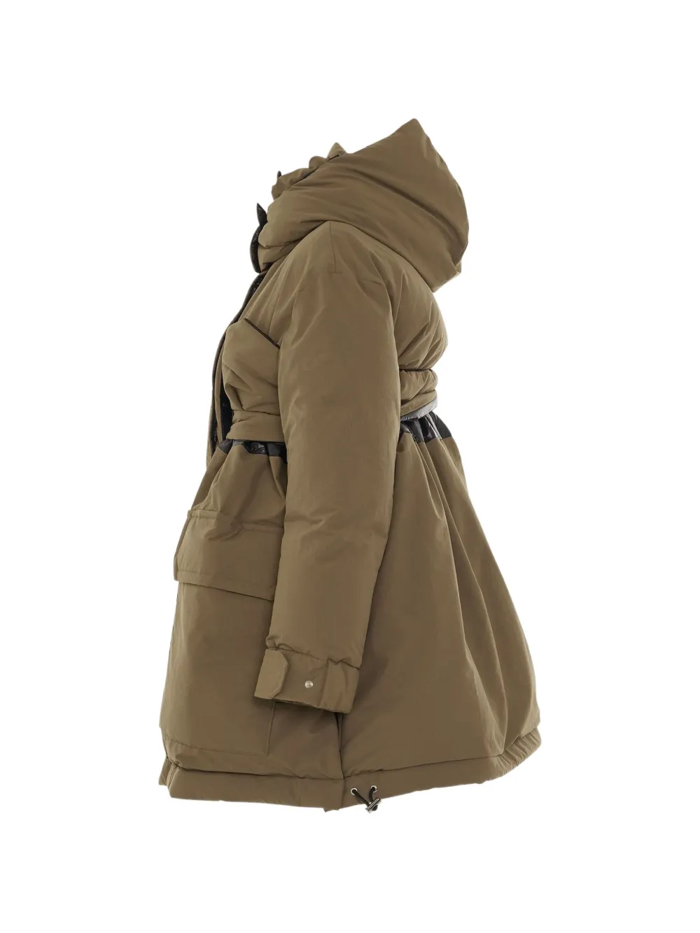sacai Jas met afneembare capuchon Beige
