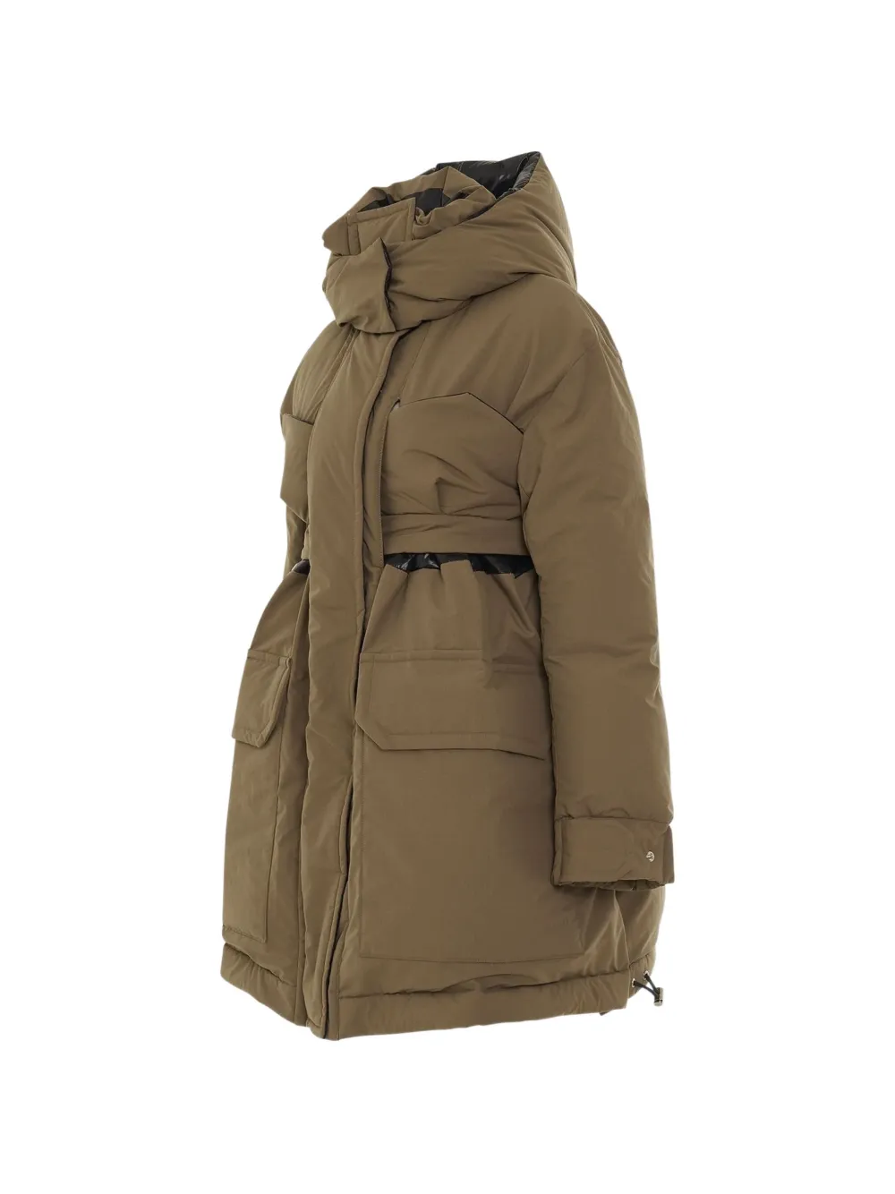 sacai Jas met afneembare capuchon Beige
