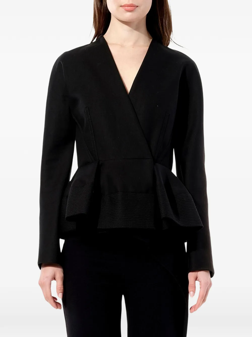 Balenciaga wrap jacket - Nero