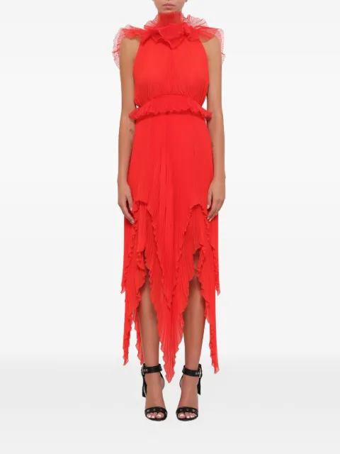 Givenchy Pod ruffled pleated dress