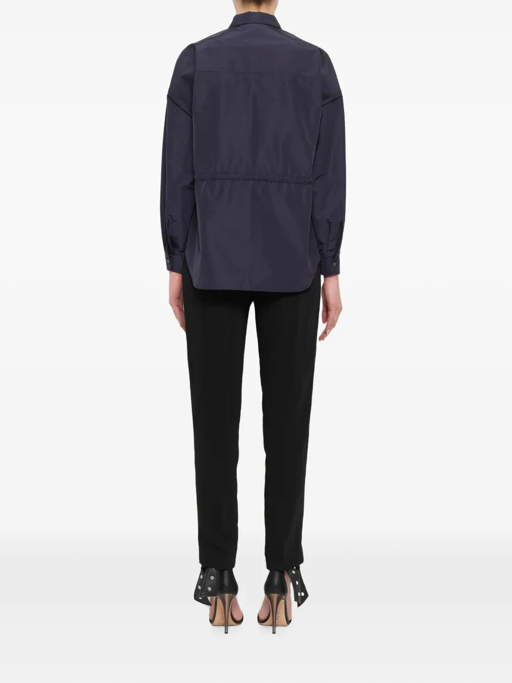 Kenzo Shirt met trekkoordtaille Blauw