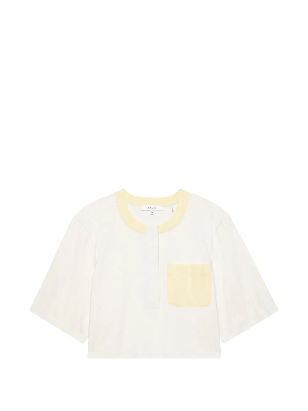 FRAME Bodega chest-pocket T-shirt - Toni neutri