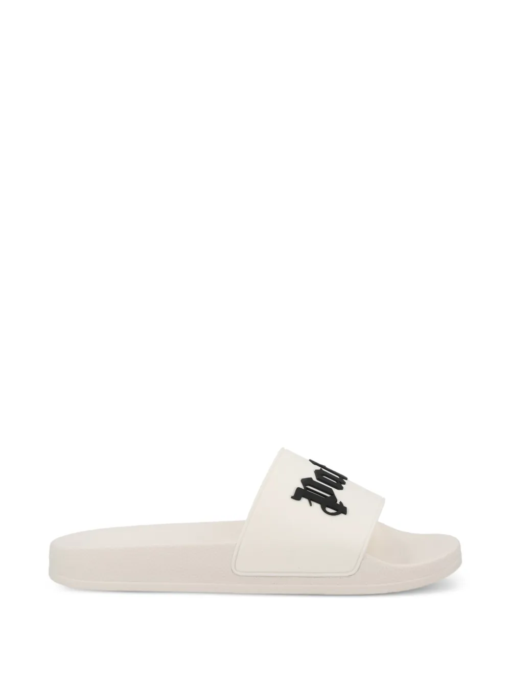 Palm Angels logo-plaque slides Wit