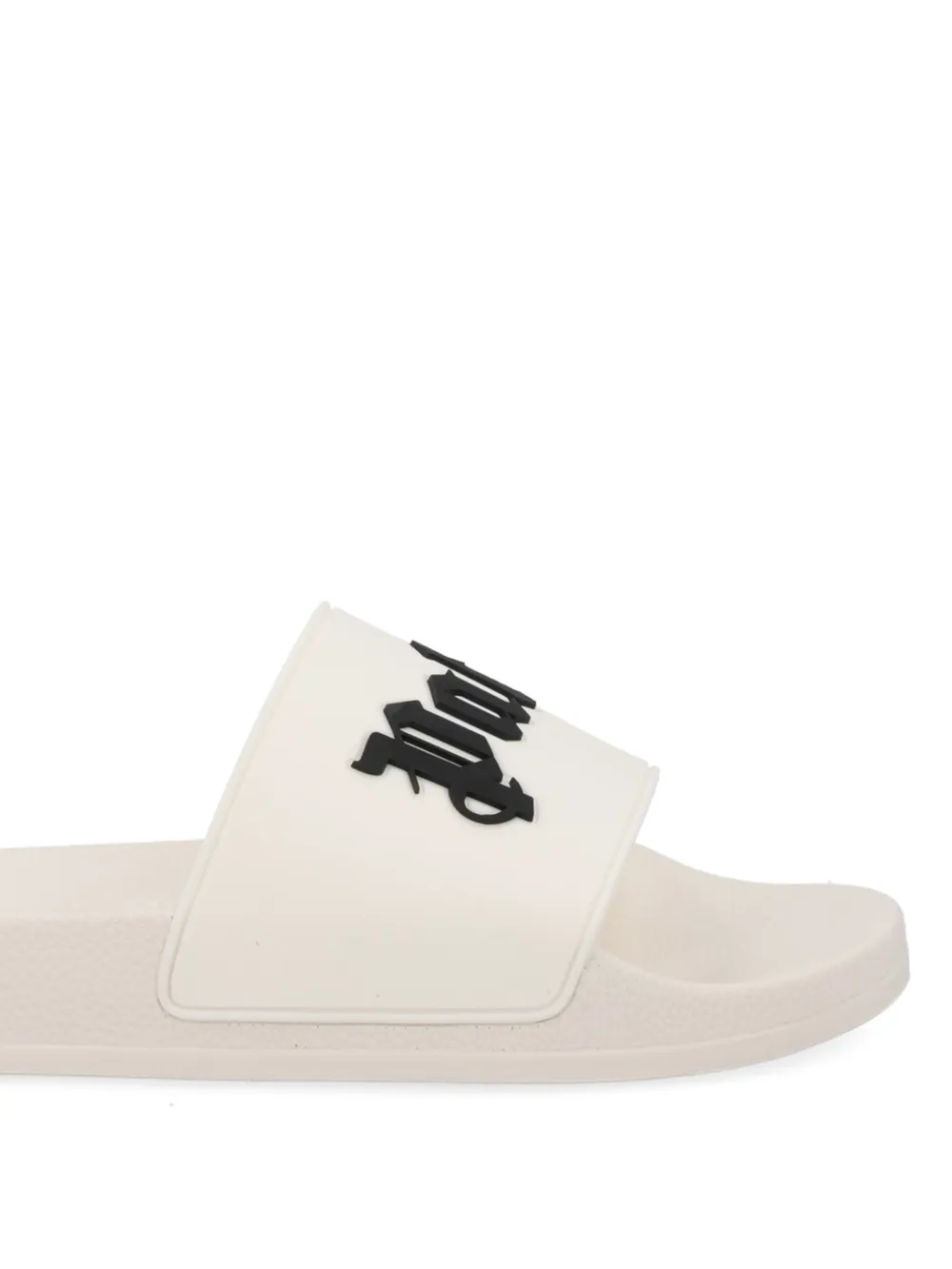 Palm Angels logo-plaque slides Wit