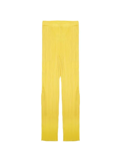 Pleats Please Issey Miyake pantalones Monthly Colors: April elásticos