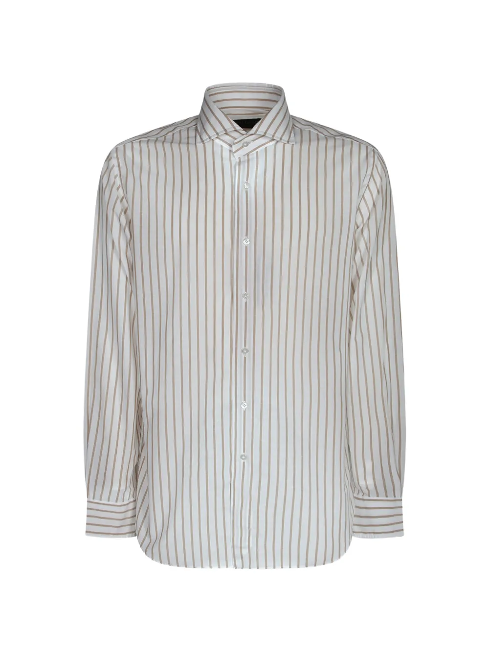 Dell'oglio vertical-stripe long-sleeve shirt - Bianco