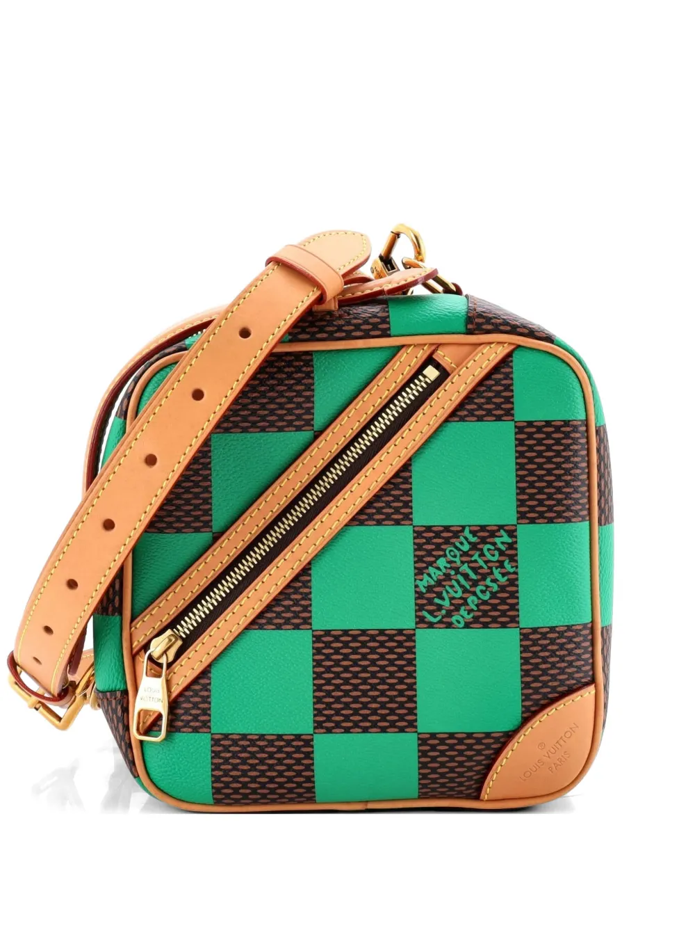 Louis Vuitton Pre-Owned Chess Messenger Bag Damier Pop crossbody bag - Grün