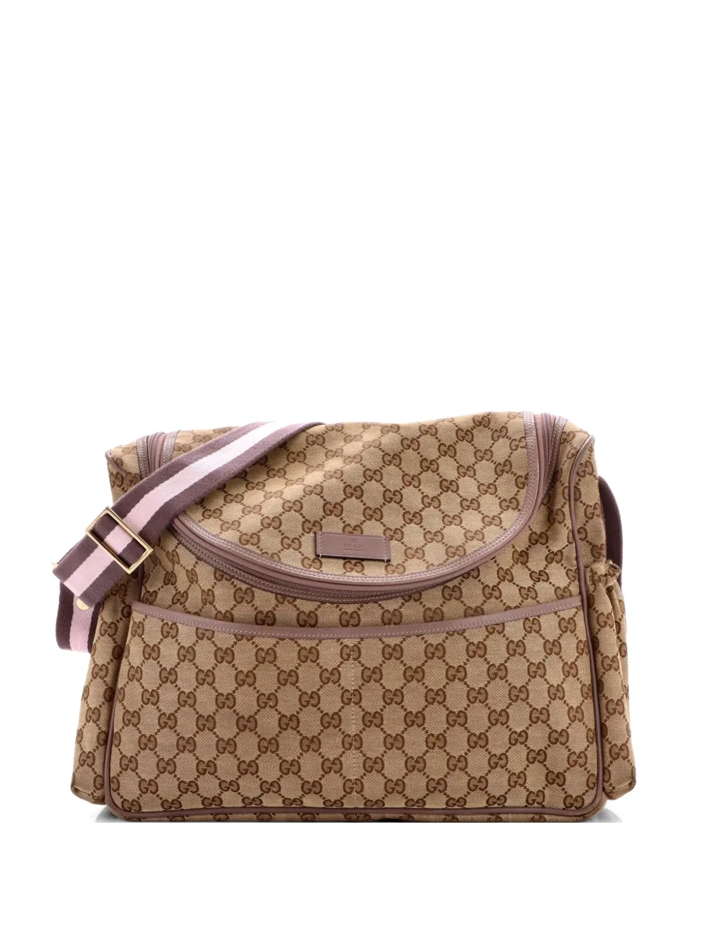 Gucci Pre-Owned Diaper GG Canvas crossbody bag - Marrone