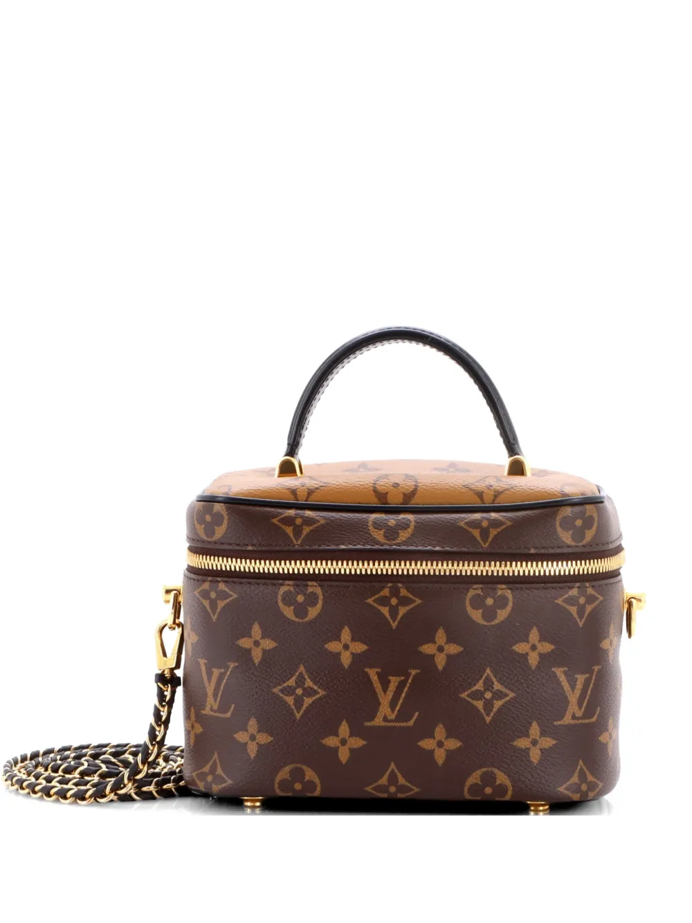 Louis Vuitton Pre-Owned Borsa a tracolla Vanity PM in tela Reverse Monogram - Marrone