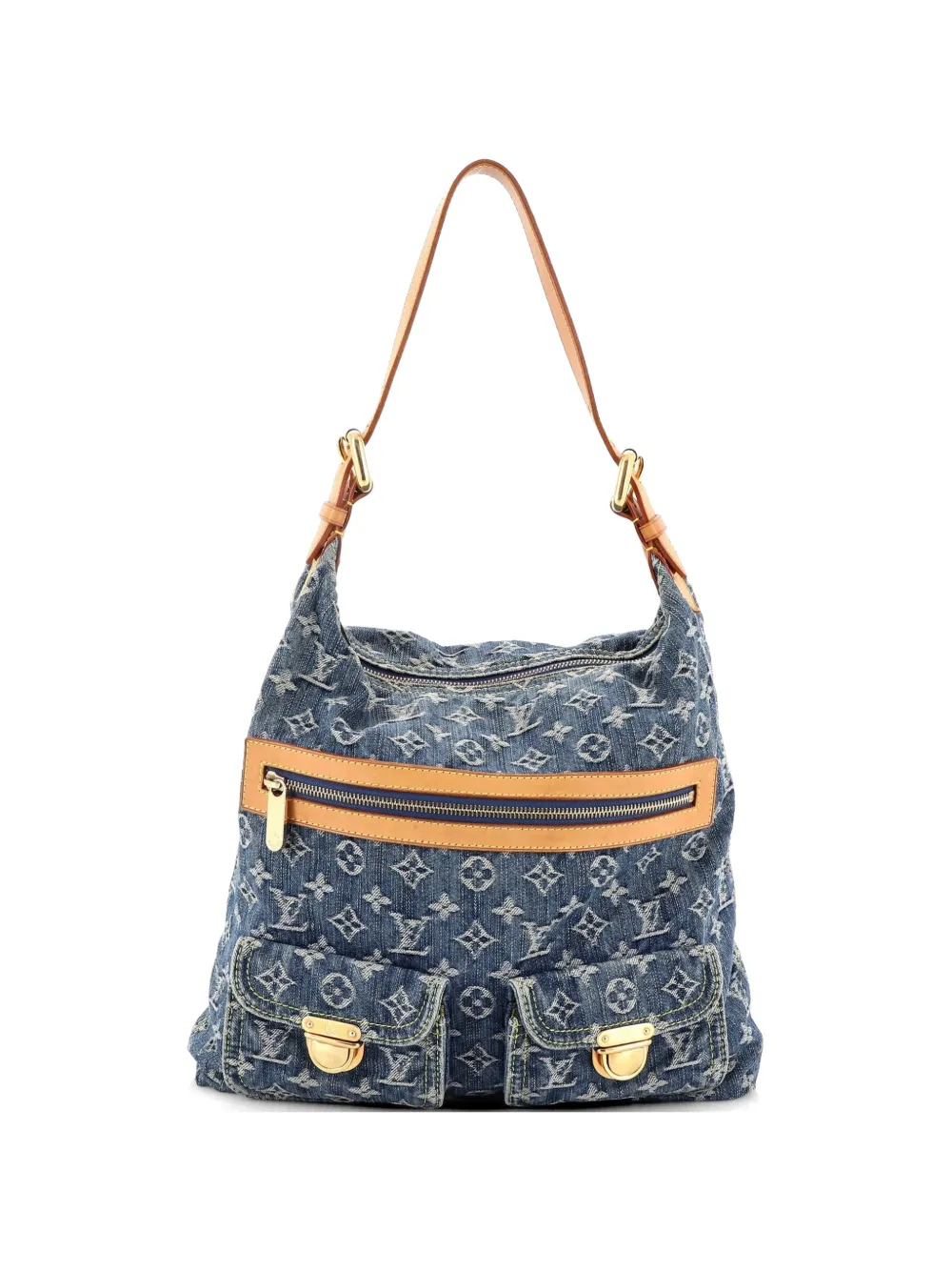 Louis Vuitton Pre-Owned Baggy Handbag Denim GM shoulder bag - Blu