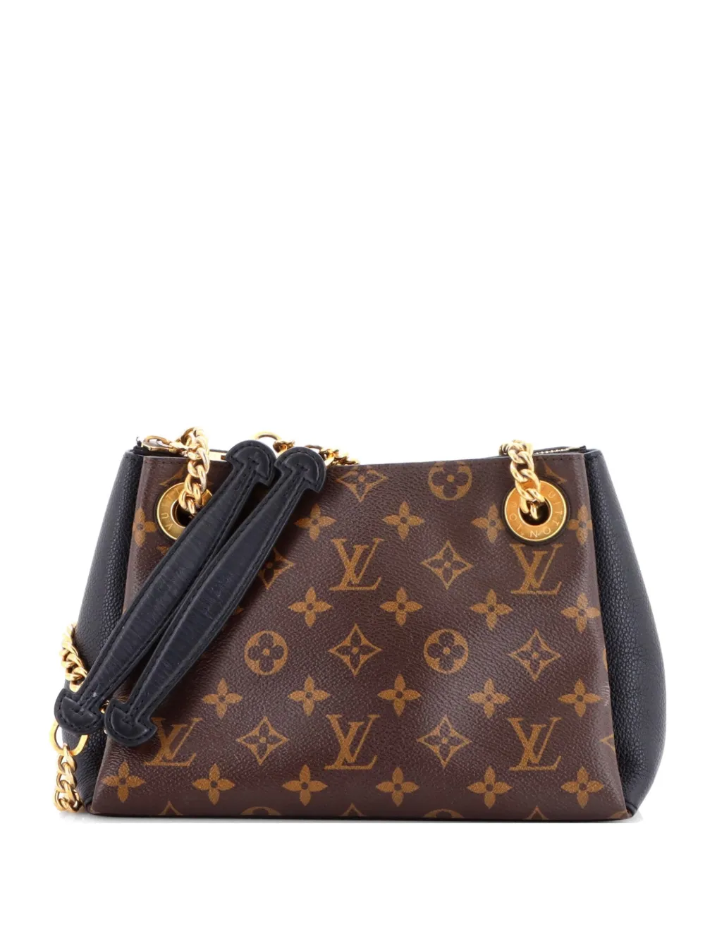 Louis Vuitton Pre-Owned Surene Handbag Monogram Canvas with Leather BB shoulder bag - Black