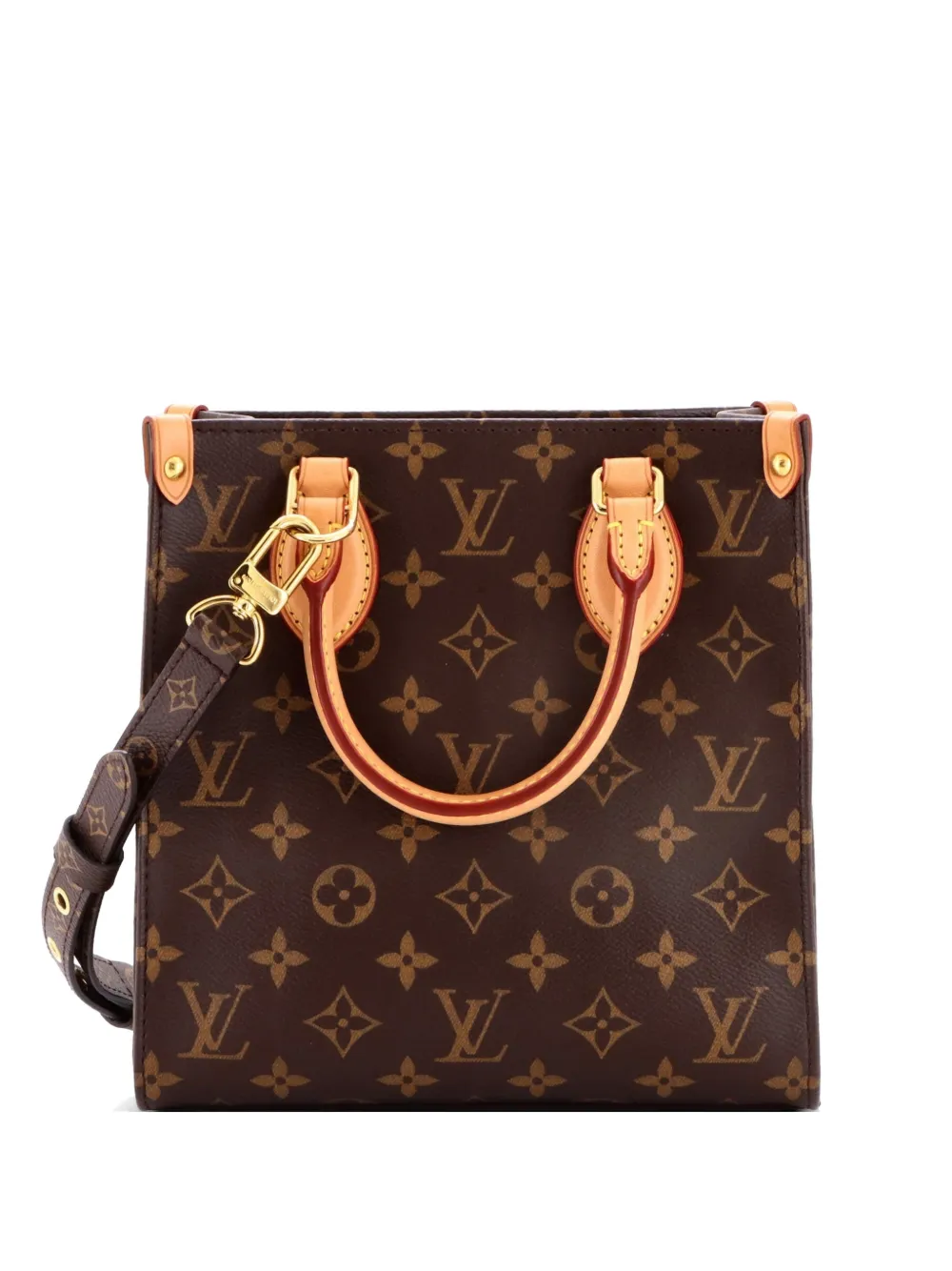Louis Vuitton Pre-Owned Sac Plat NM Bag Monogram Canvas BB tote bag - Brown