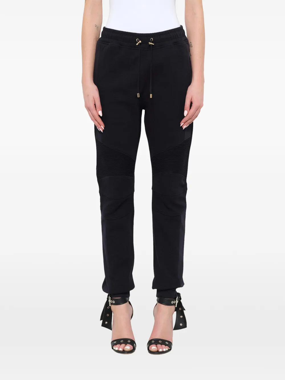 Balmain Biker track pants - Nero