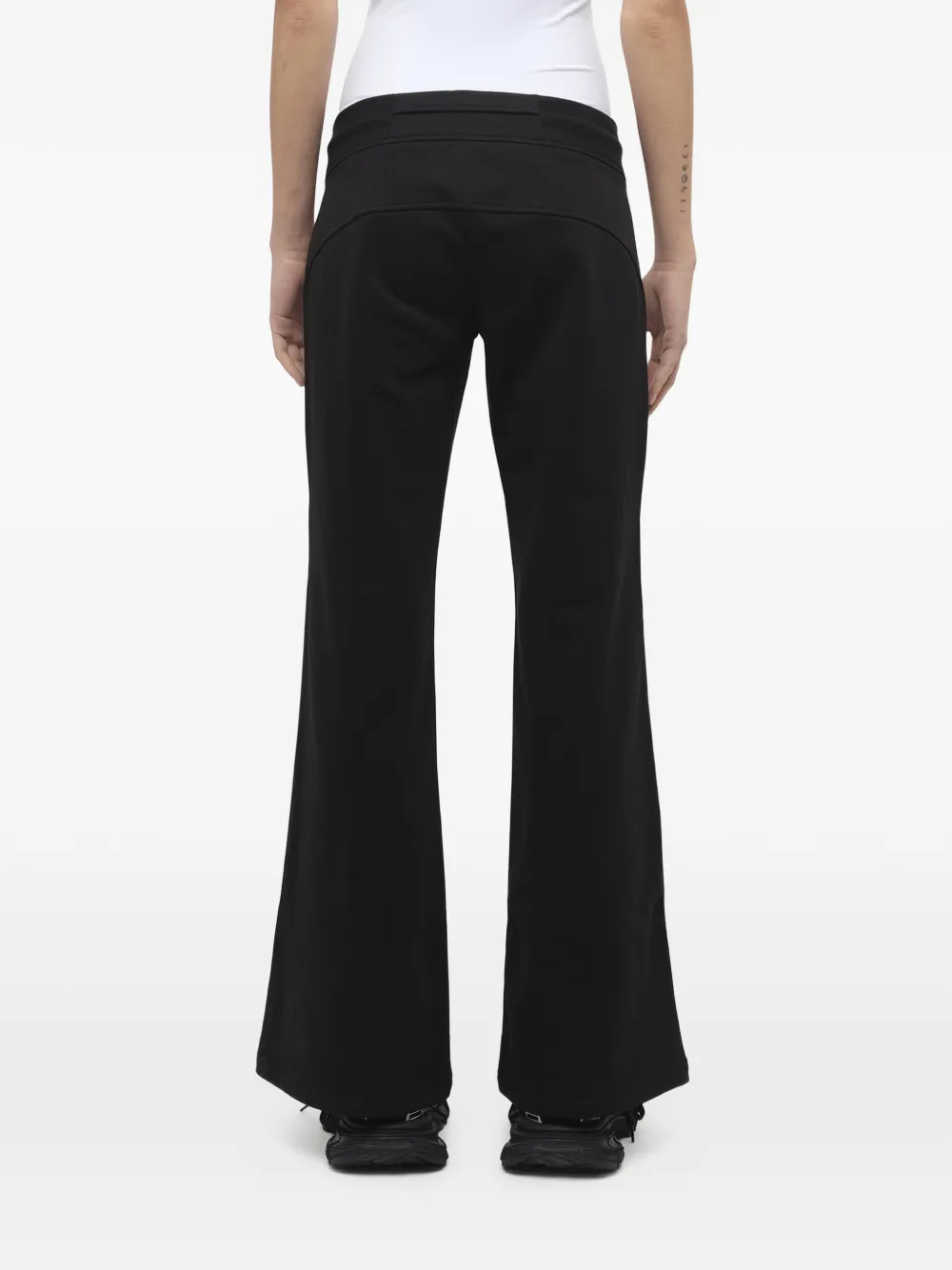 Fax Copy Express Flared Track Pants | Black | FARFETCH