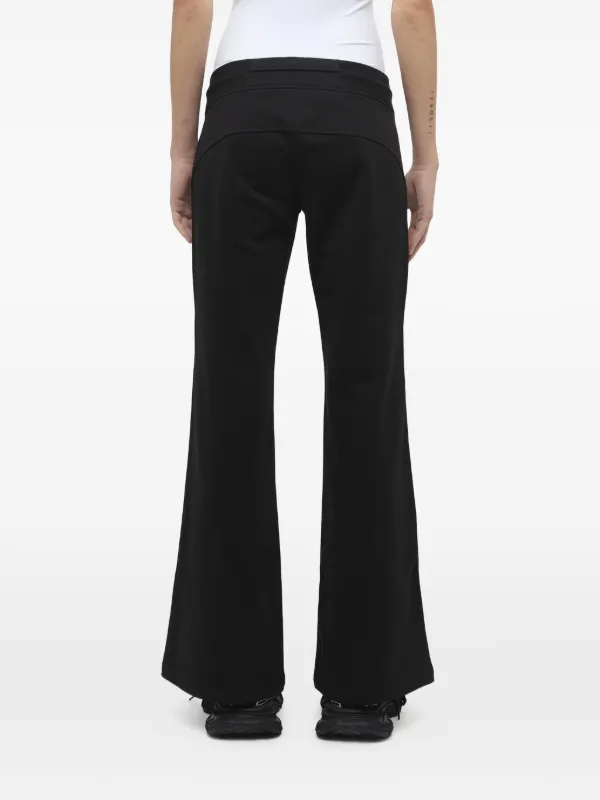 Fax Copy Express Flared Track Pants | Black | FARFETCH