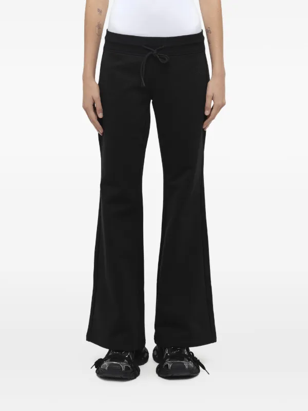 Fax Copy Express Flared Track Pants | Black | FARFETCH