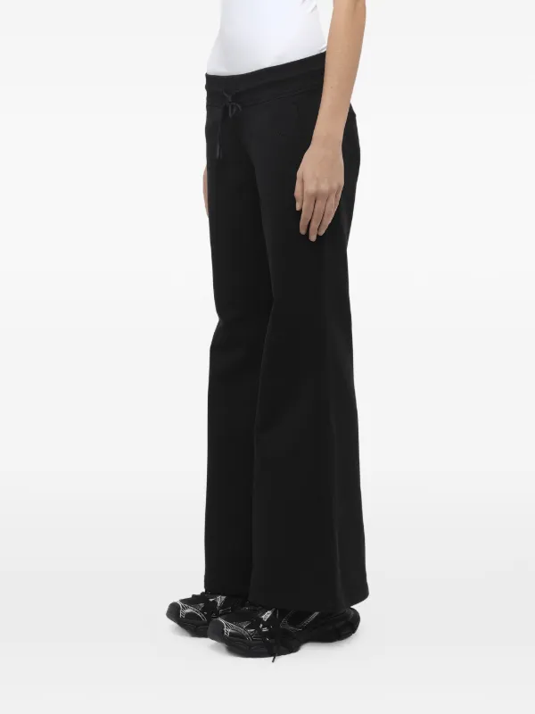 Fax Copy Express Flared Track Pants | Black | FARFETCH