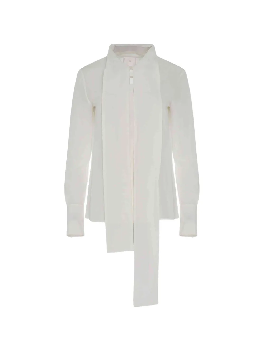 Givenchy lavallière-neck silk blouse - Bianco