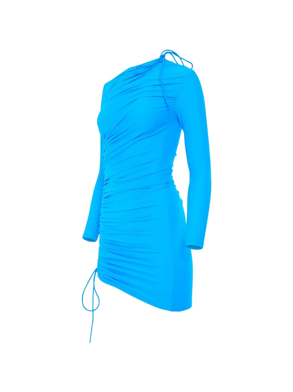 Balenciaga Gesmockte jurk met trekkoord Blauw