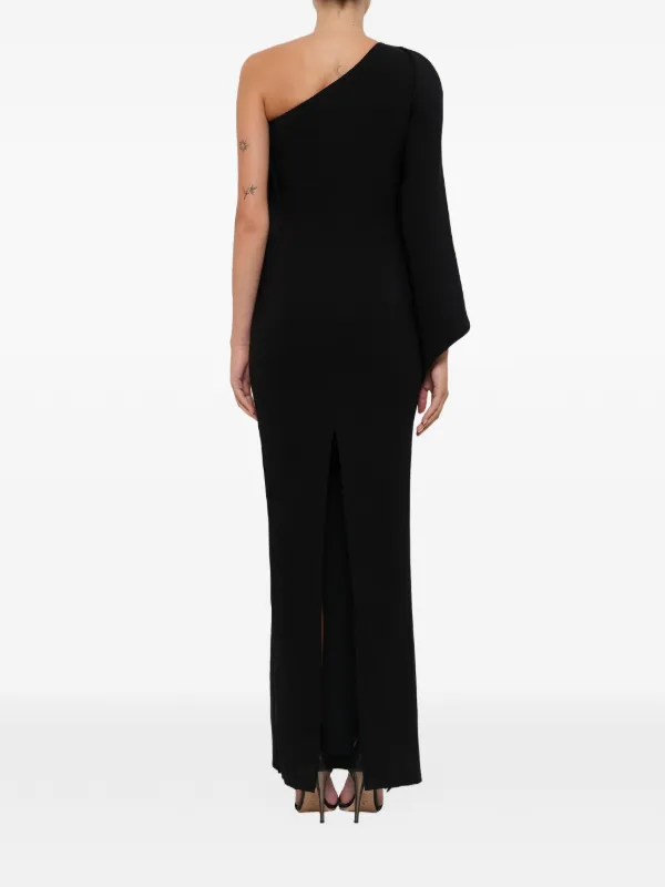 givenchy one shoulder dress Givenchy Womens One-Shoulder Cutout Gown