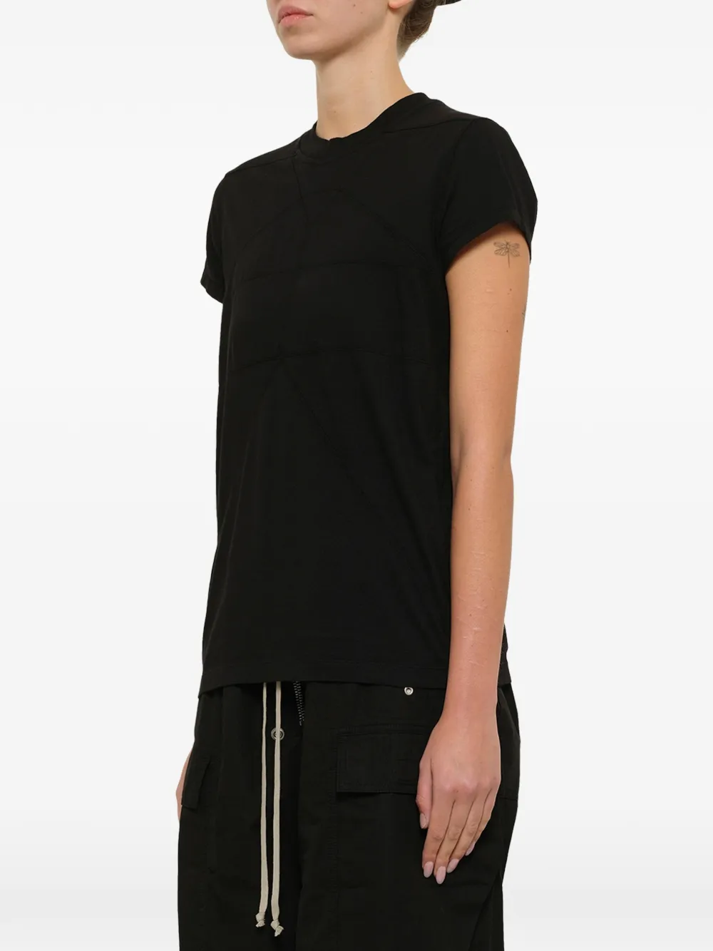 Rick Owens T-shirt met ronde hals Zwart