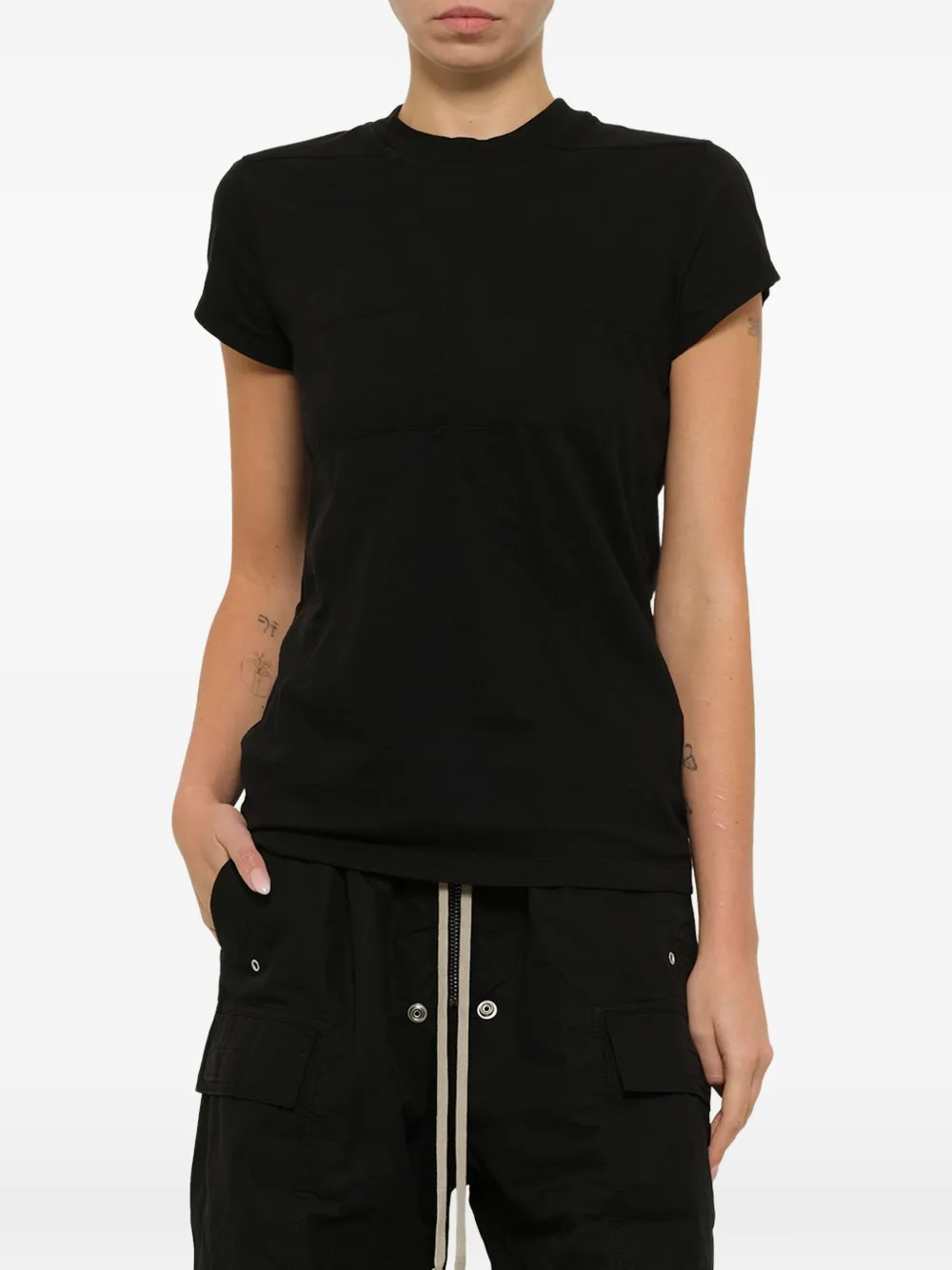 Rick Owens T-shirt met ronde hals Zwart