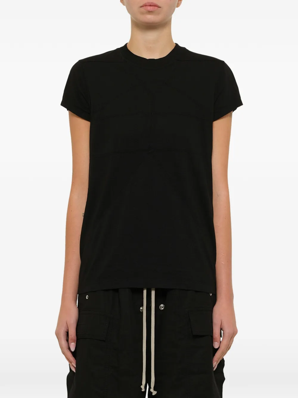 Rick Owens T-shirt met ronde hals Zwart