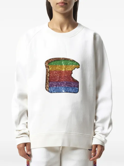 Marc Jacobs sequin-embellished raglan-sleeve sweatshirt
