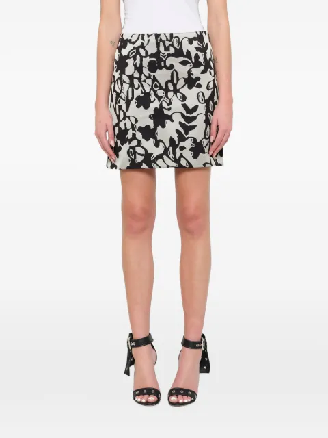 Lanvin abstract-print mini skirt